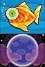 Aristocrat's Miss Kitty Slot Machine Moon and Fish Symbols